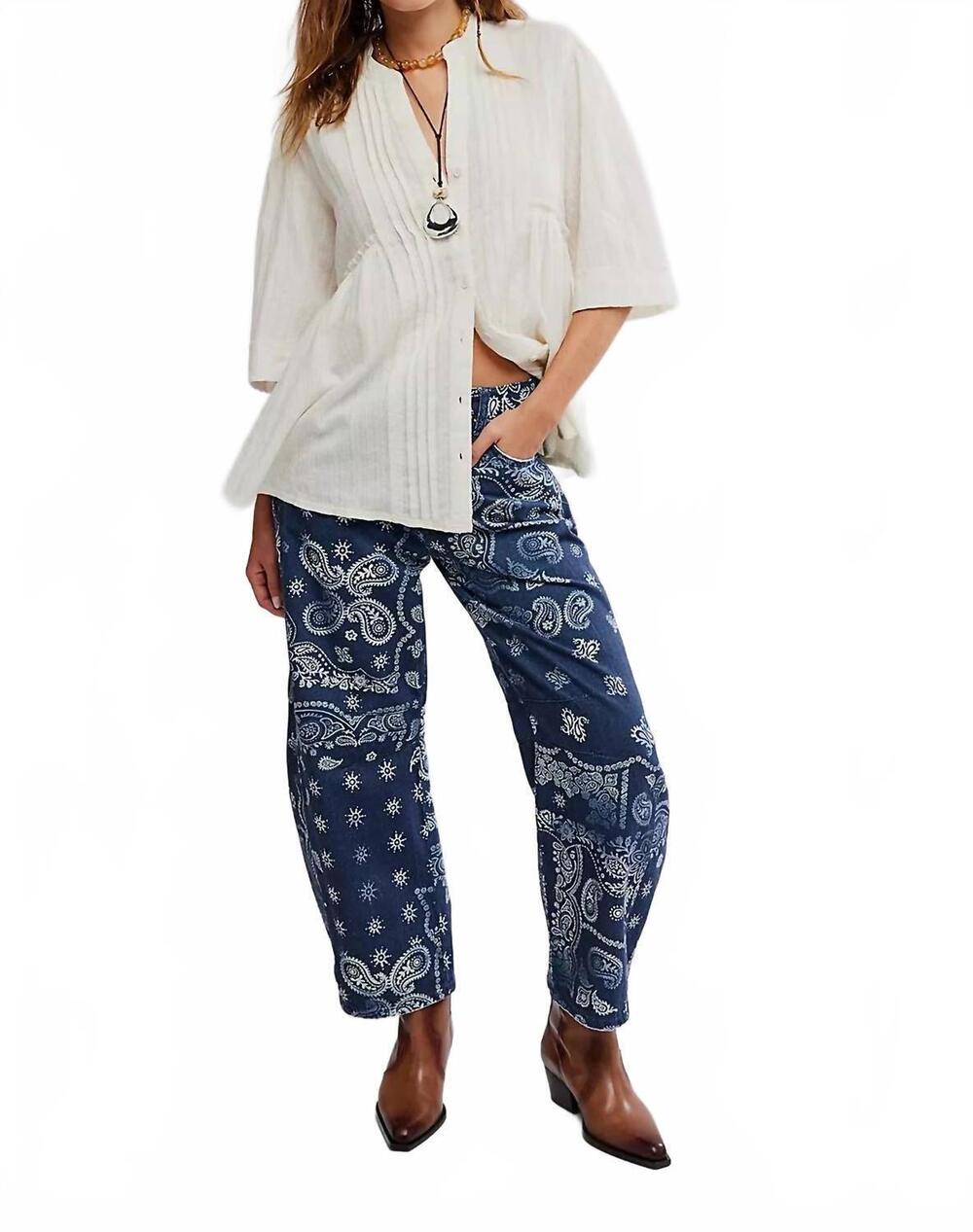 NEW FREE PEOPLE willow button down shirt in ivory